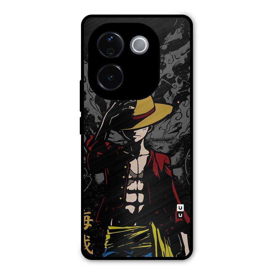 Dark Luffy Art Metal Back Case for iQOO Z9s Pro