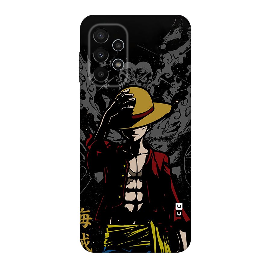 Dark Luffy Art Original Polycarbonate Back Case for Galaxy A23