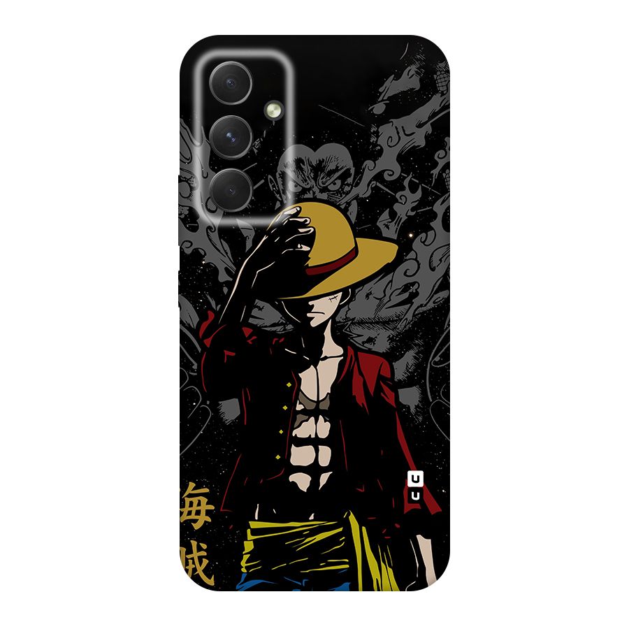 Dark Luffy Art Original Polycarbonate Back Case for Galaxy A54