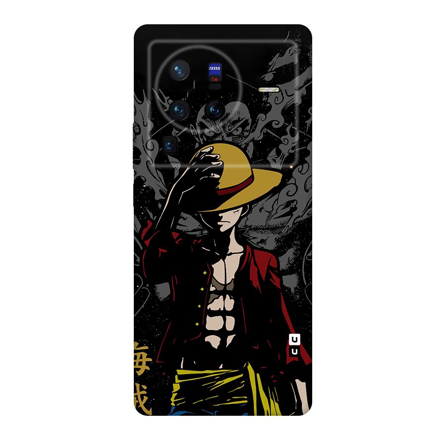 Dark Luffy Art Original Polycarbonate Back Case for Vivo X80