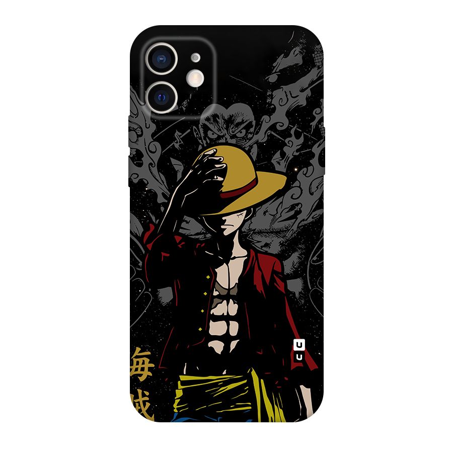 Dark Luffy Art Original Polycarbonate Back Case for iPhone 12