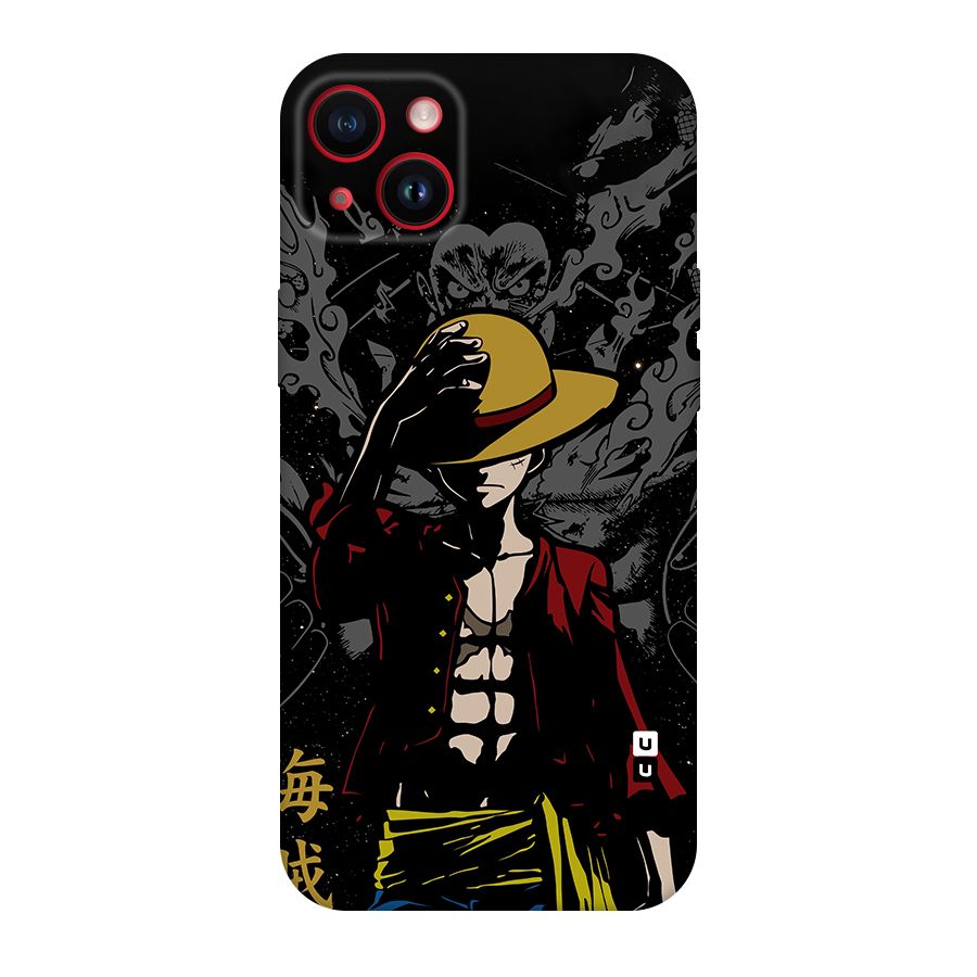 Dark Luffy Art Original Polycarbonate Back Case for iPhone 14 Plus