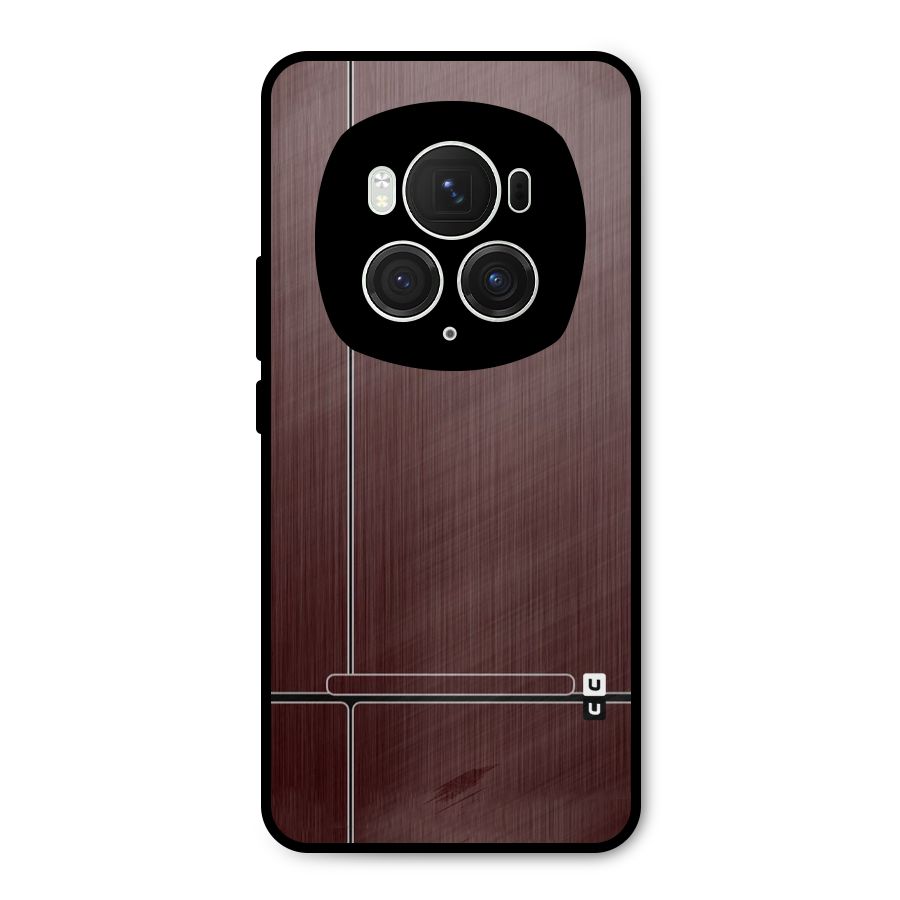 Dark Maroon Classic Design Metal Back Case for Honor Magic6 Pro