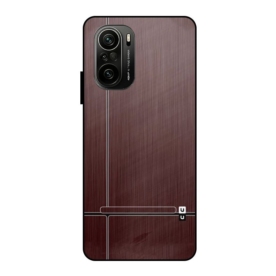 Dark Maroon Classic Design Metal Back Case for Mi 11x