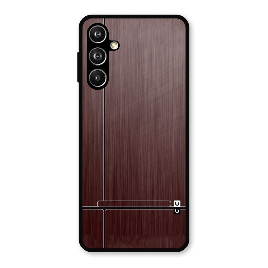 Dark Maroon Classic Design Metal Back Case for Samsung Galaxy M54