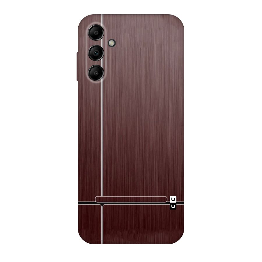 Dark Maroon Classic Design Original Polycarbonate Back Case for Galaxy A14 5G