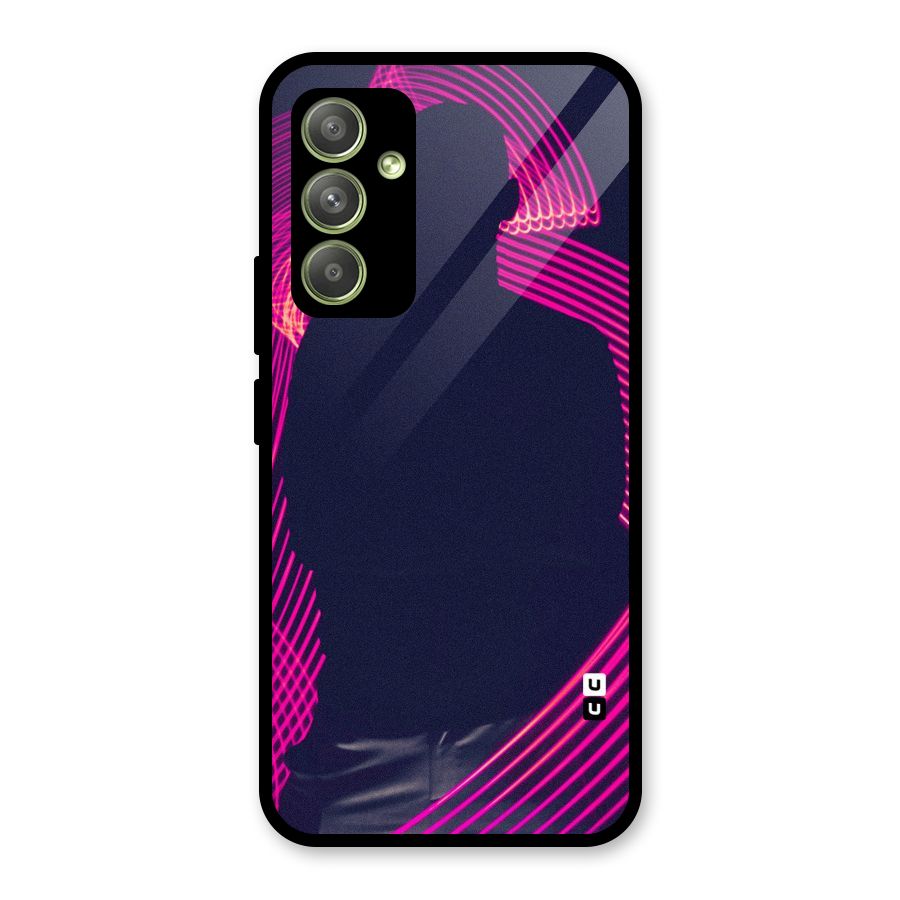Dark Night DJ Glass Back Case for Galaxy A54