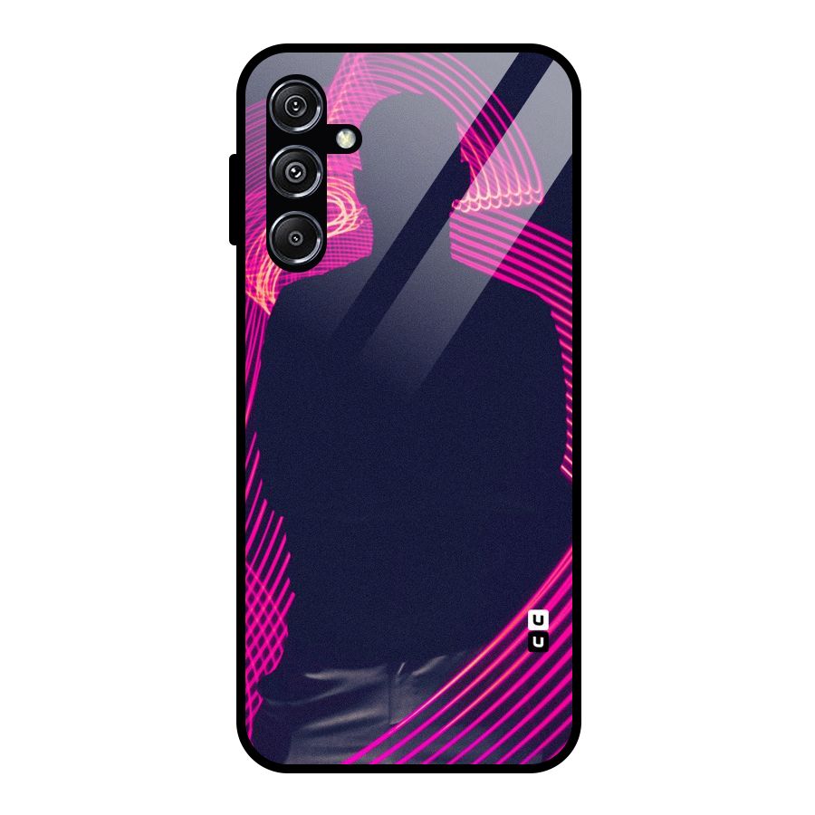 Dark Night DJ Glass Back Case for Galaxy M34 5G