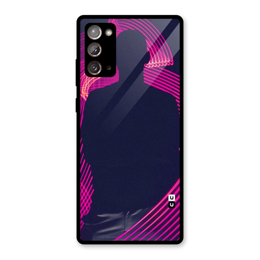 Dark Night DJ Glass Back Case for Galaxy Note 20
