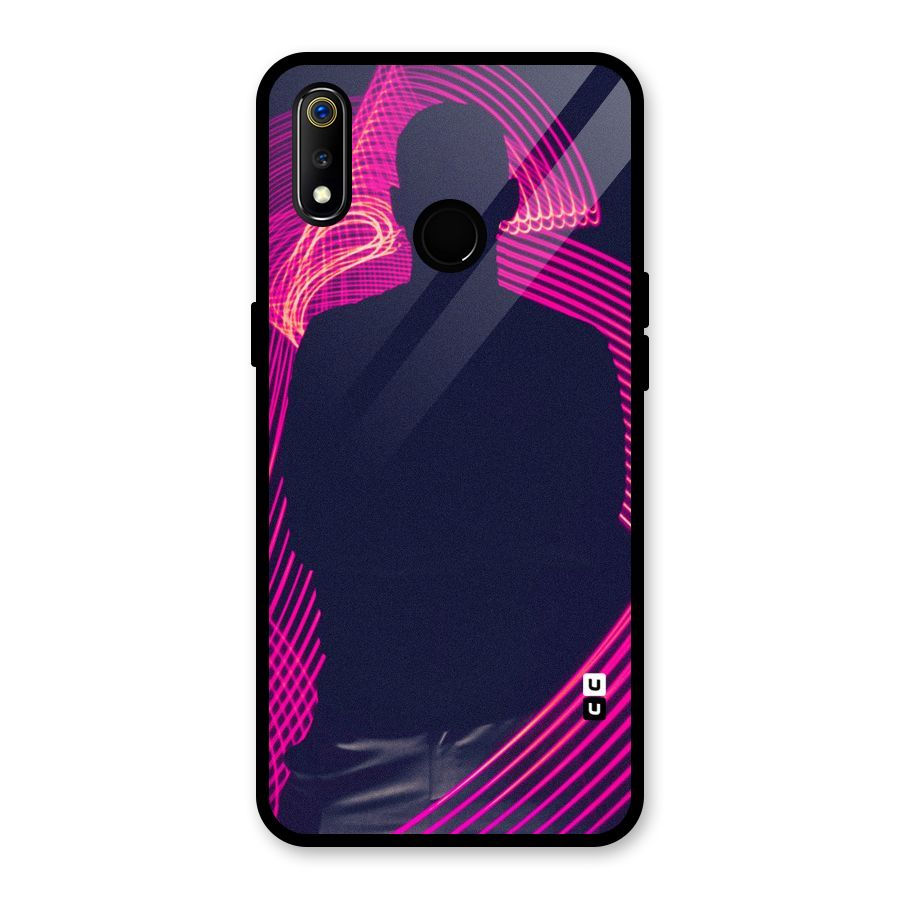 Dark Night DJ Glass Back Case for Realme 3