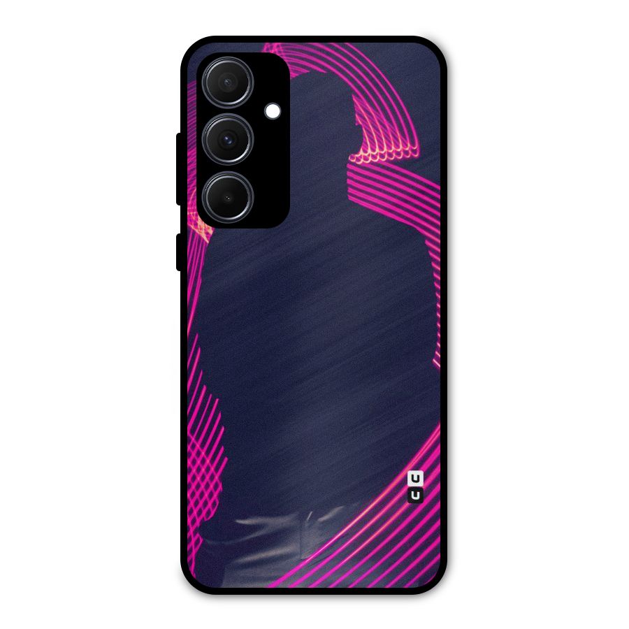Dark Night DJ Metal Back Case for Galaxy A35