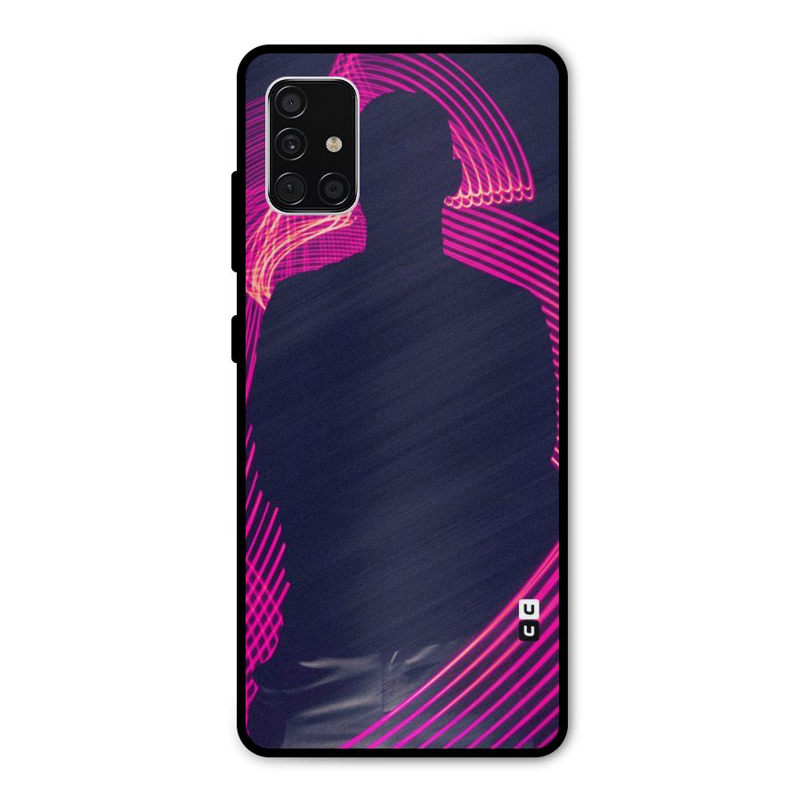 Dark Night DJ Metal Back Case for Galaxy A51