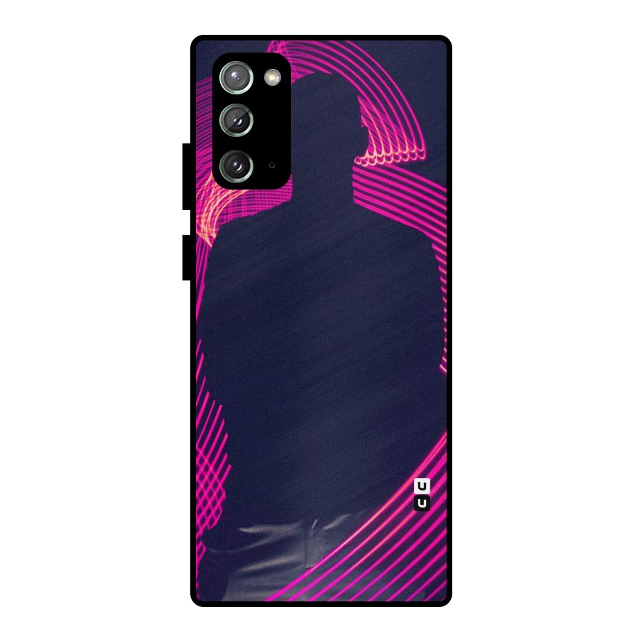 Dark Night DJ Metal Back Case for Galaxy Note 20