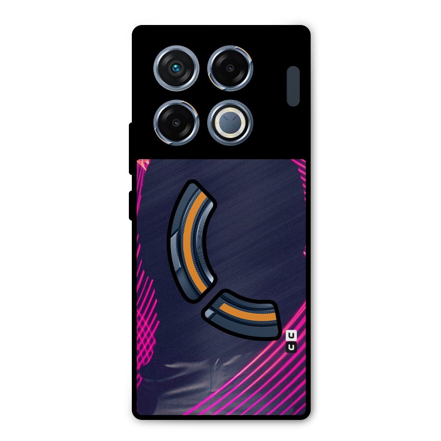 Dark Night DJ Metal Back Case for Infinix GT 20 Pro