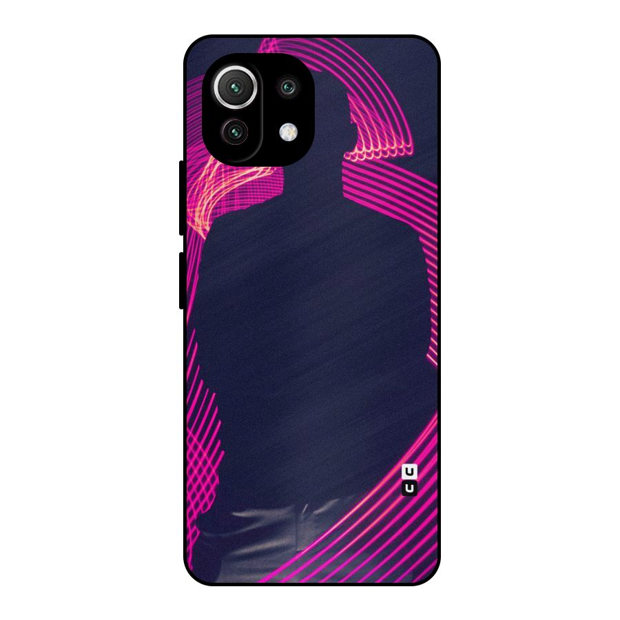 Dark Night DJ Metal Back Case for Mi 11 Lite