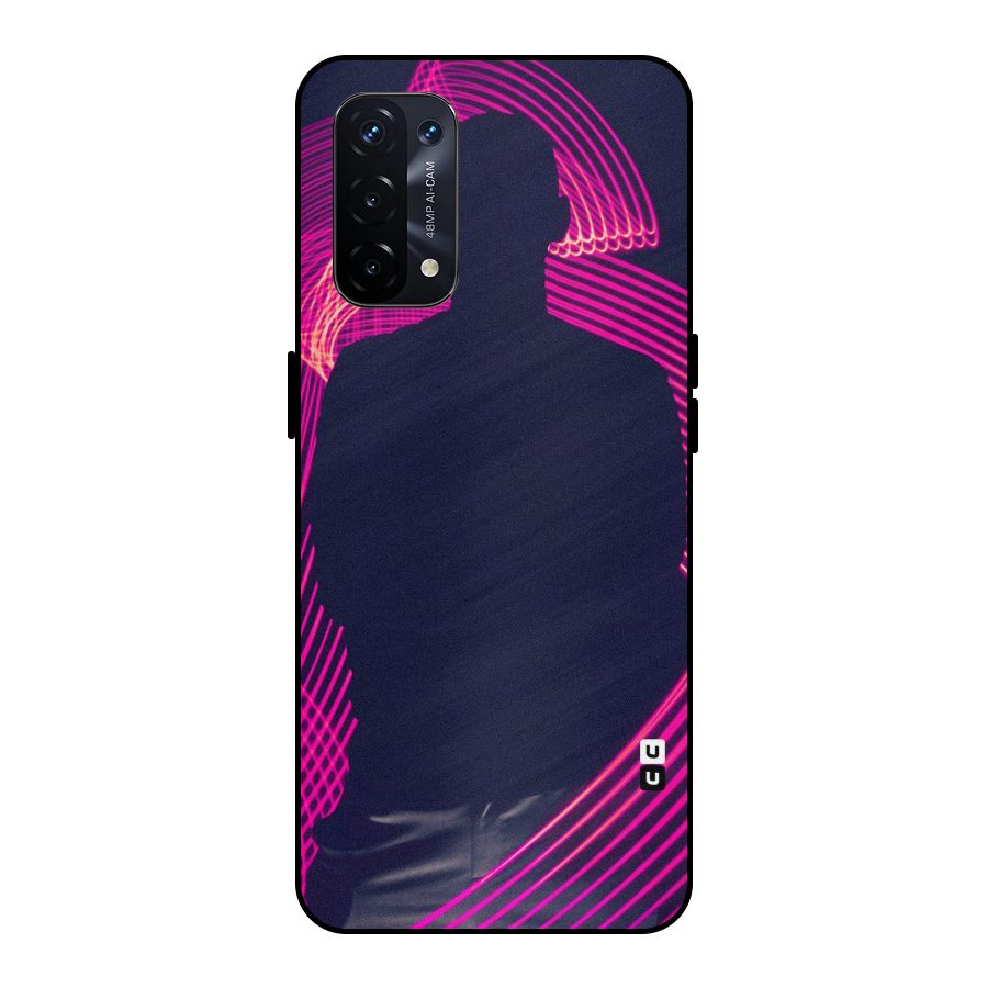 Dark Night DJ Metal Back Case for Oppo A74 5G