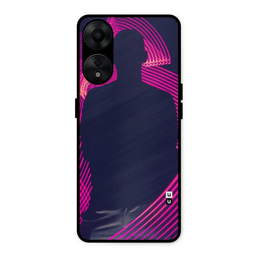 Dark Night DJ Metal Back Case for Oppo A78 5G