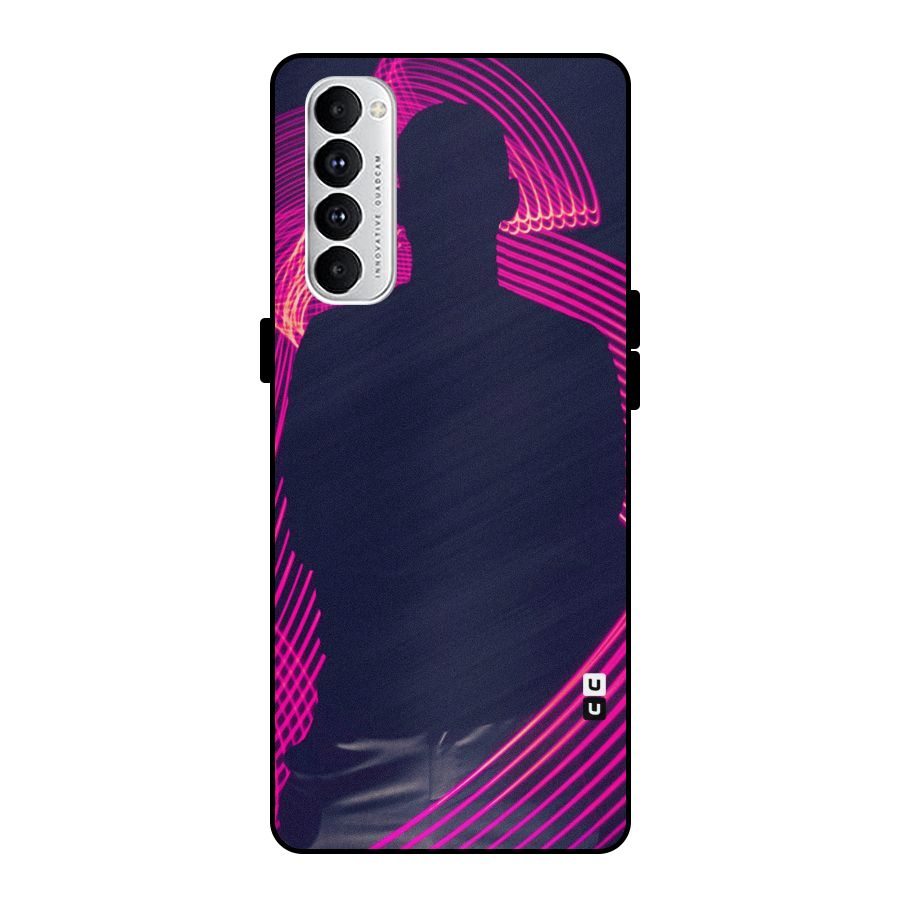 Dark Night DJ Metal Back Case for Oppo Reno4 Pro