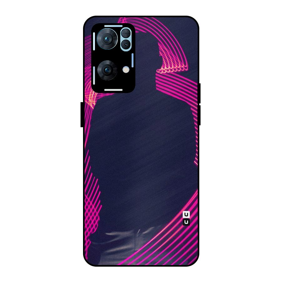Dark Night DJ Metal Back Case for Oppo Reno7 Pro 5G
