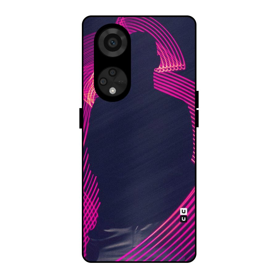 Dark Night DJ Metal Back Case for Reno8 T 5G