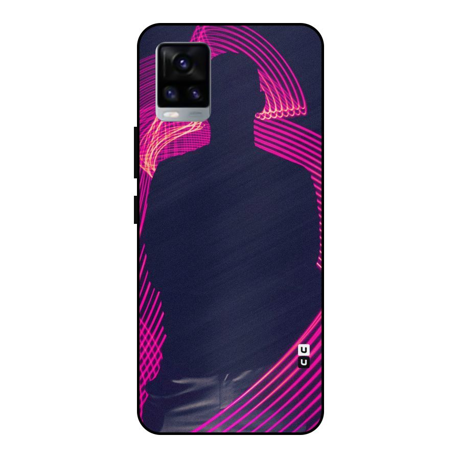 Dark Night DJ Metal Back Case for Vivo V20 2021