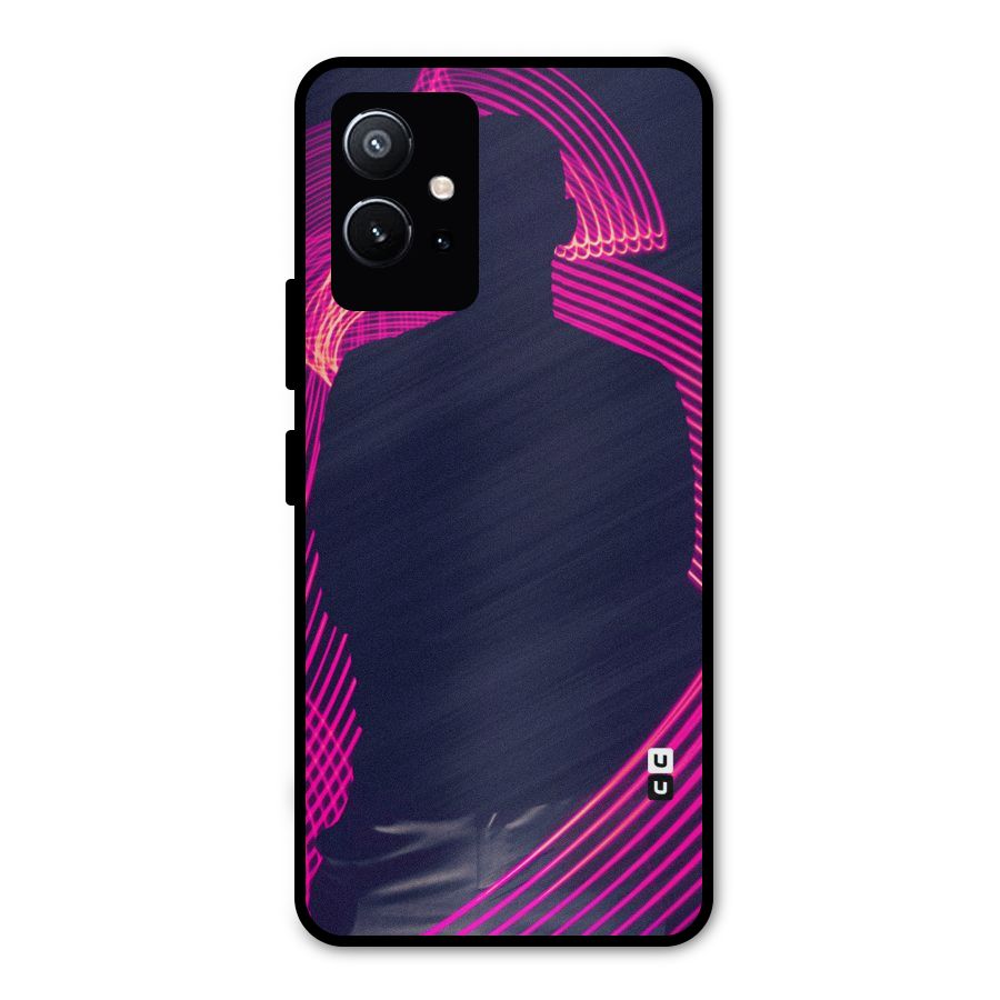 Dark Night DJ Metal Back Case for Vivo Y75 5G