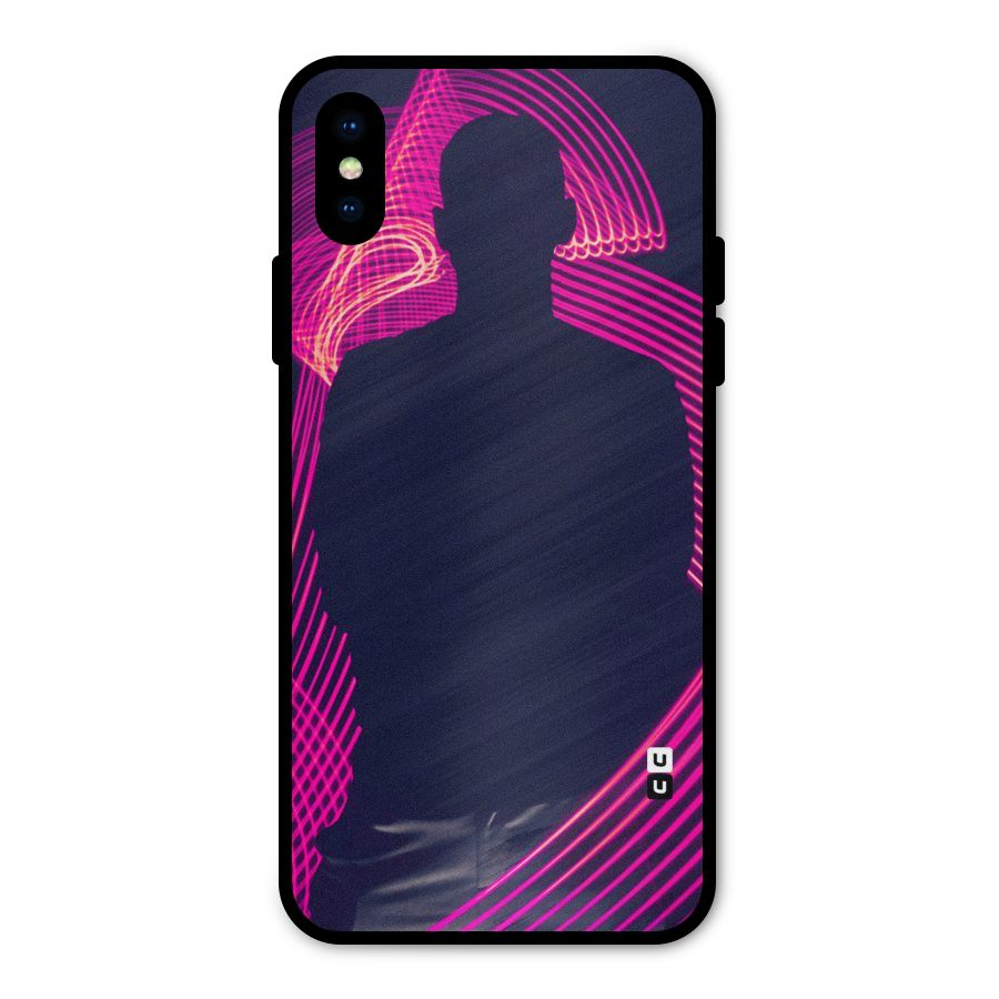 Dark Night DJ Metal Back Case for iPhone X