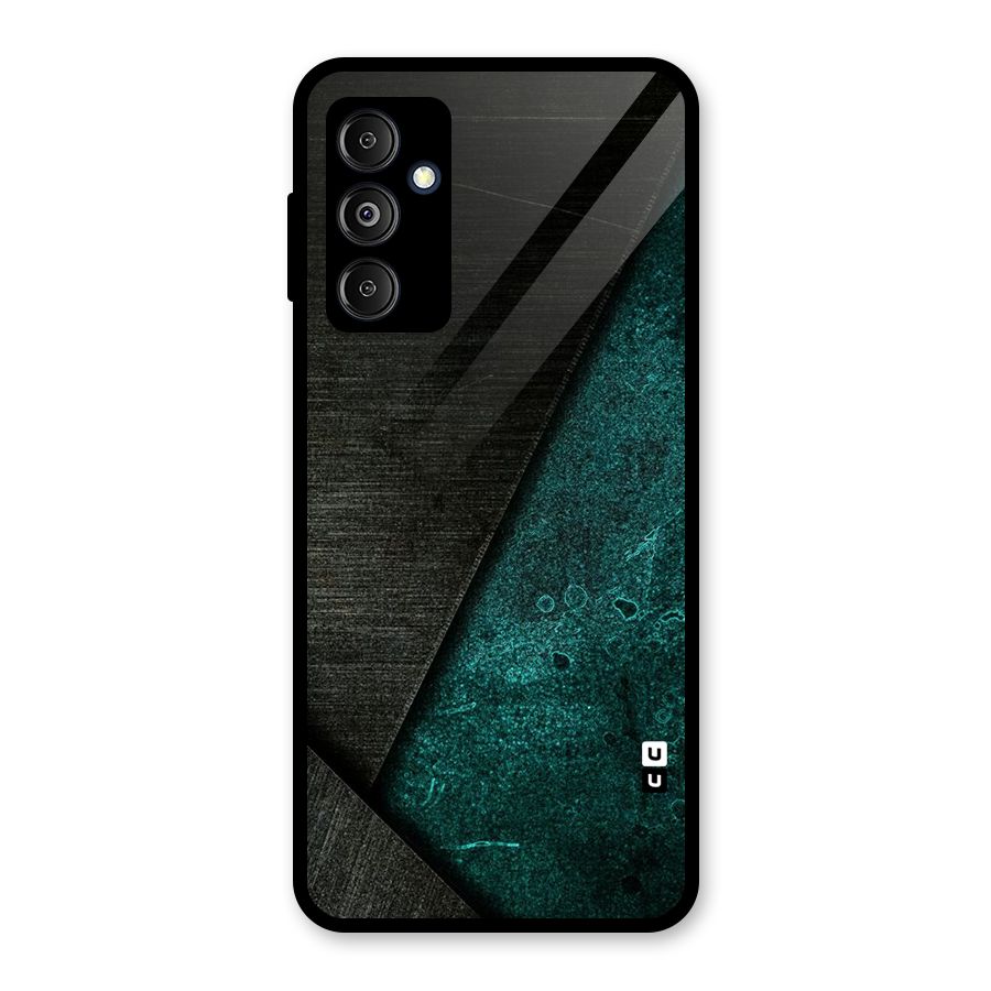 Dark Olive Green Glass Back Case for Galaxy M14 5G