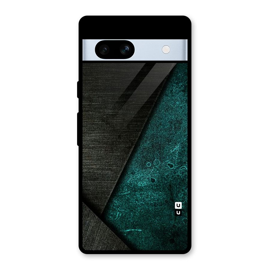 Dark Olive Green Glass Back Case for Google Pixel 7a