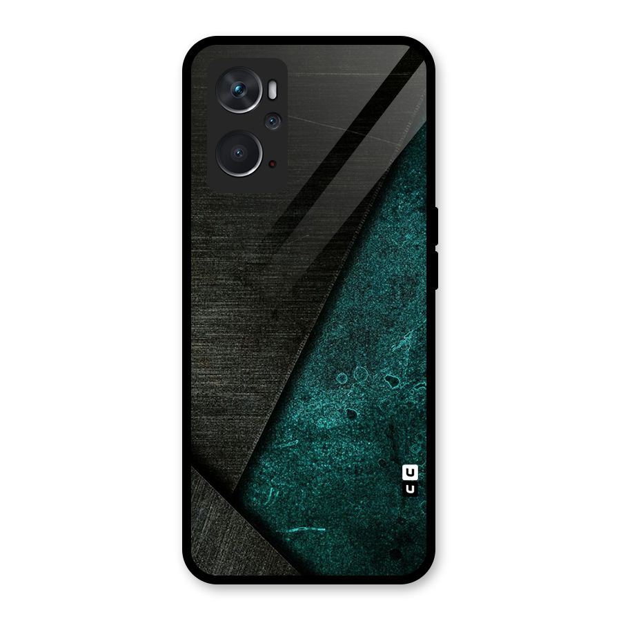 Dark Olive Green Glass Back Case for Oppo K10 4G