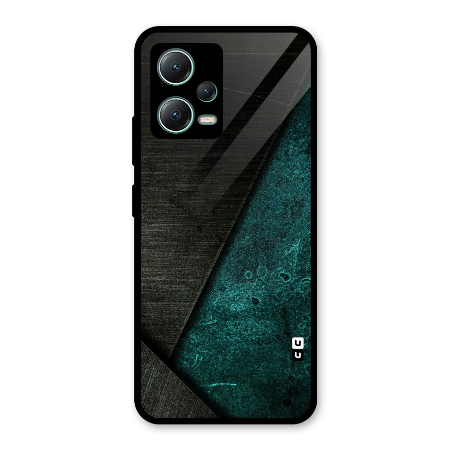 Dark Olive Green Glass Back Case for Poco X5