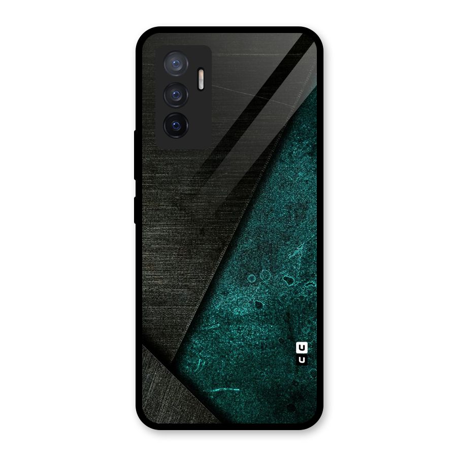 Dark Olive Green Glass Back Case for Vivo V23e