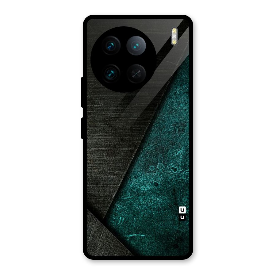 Dark Olive Green Glass Back Case for Vivo X90 Pro
