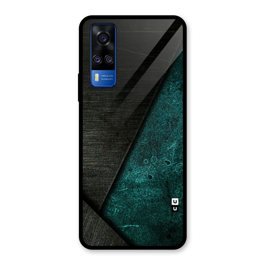 Dark Olive Green Glass Back Case for Vivo Y31