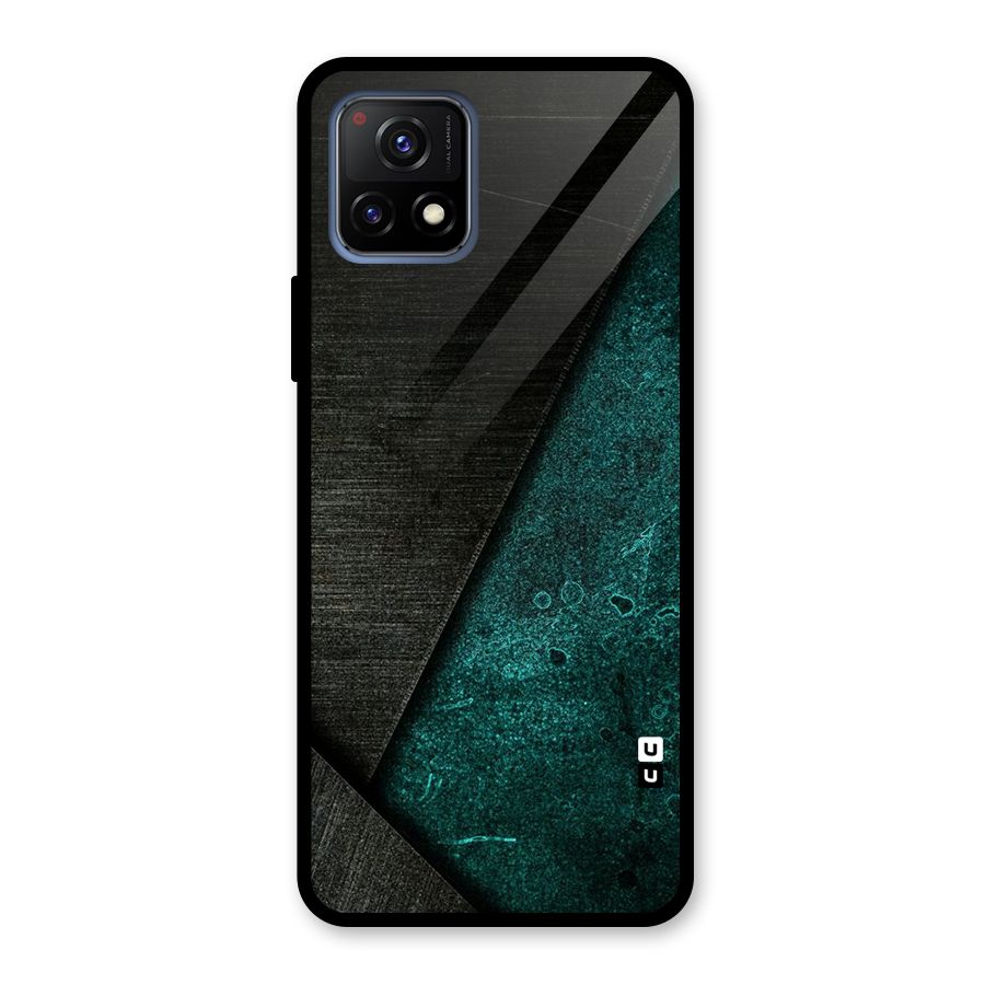 Dark Olive Green Glass Back Case for Vivo Y72 5G
