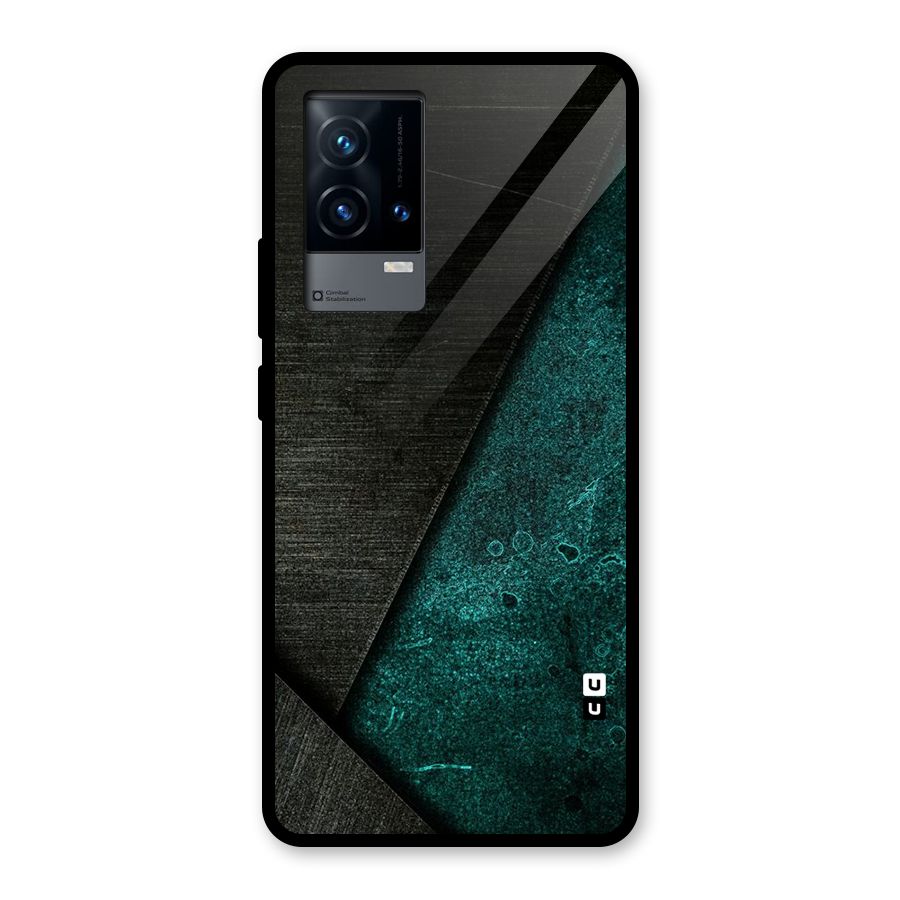 Dark Olive Green Glass Back Case for iQOO 9 5G