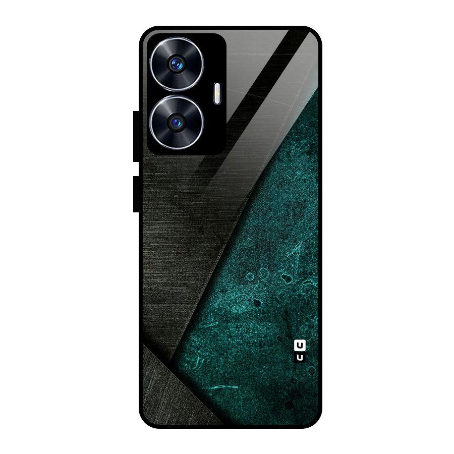 Dark Olive Green Glass Back Case for realme C55