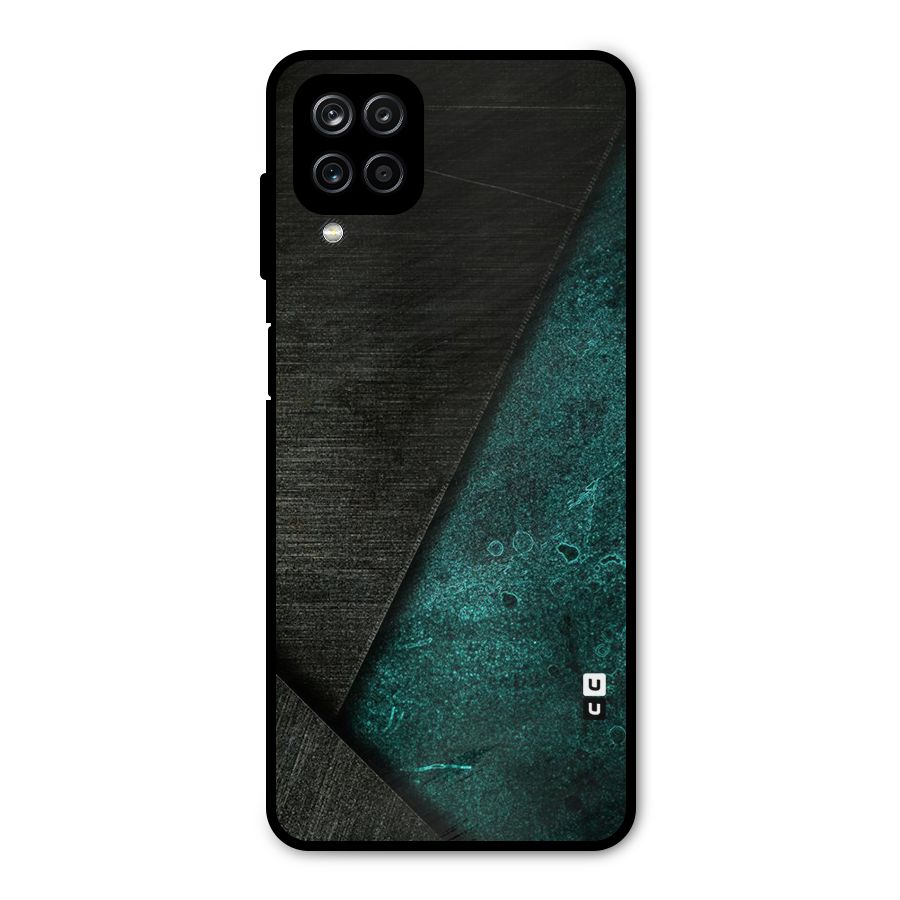 Dark Olive Green Metal Back Case for Galaxy A12
