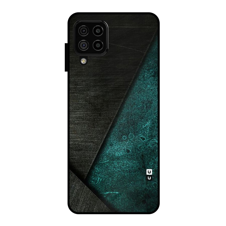 Dark Olive Green Metal Back Case for Galaxy A22 4G
