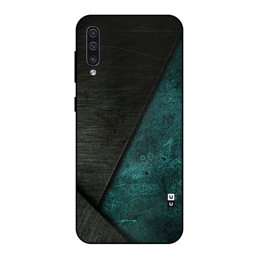 Dark Olive Green Metal Back Case for Galaxy A30s