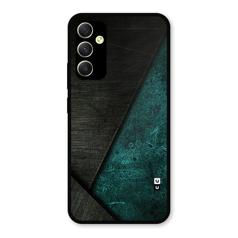 Dark Olive Green Metal Back Case for Galaxy A34