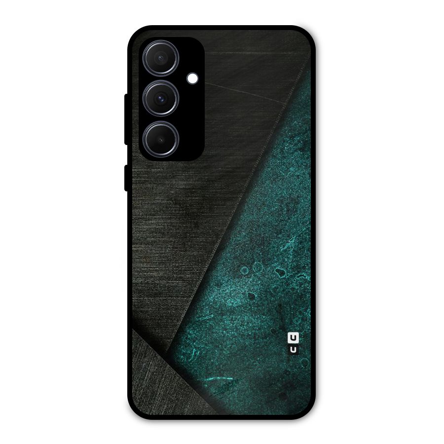 Dark Olive Green Metal Back Case for Galaxy A35