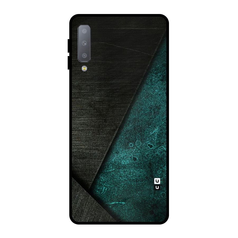 Dark Olive Green Metal Back Case for Galaxy A7 (2018)