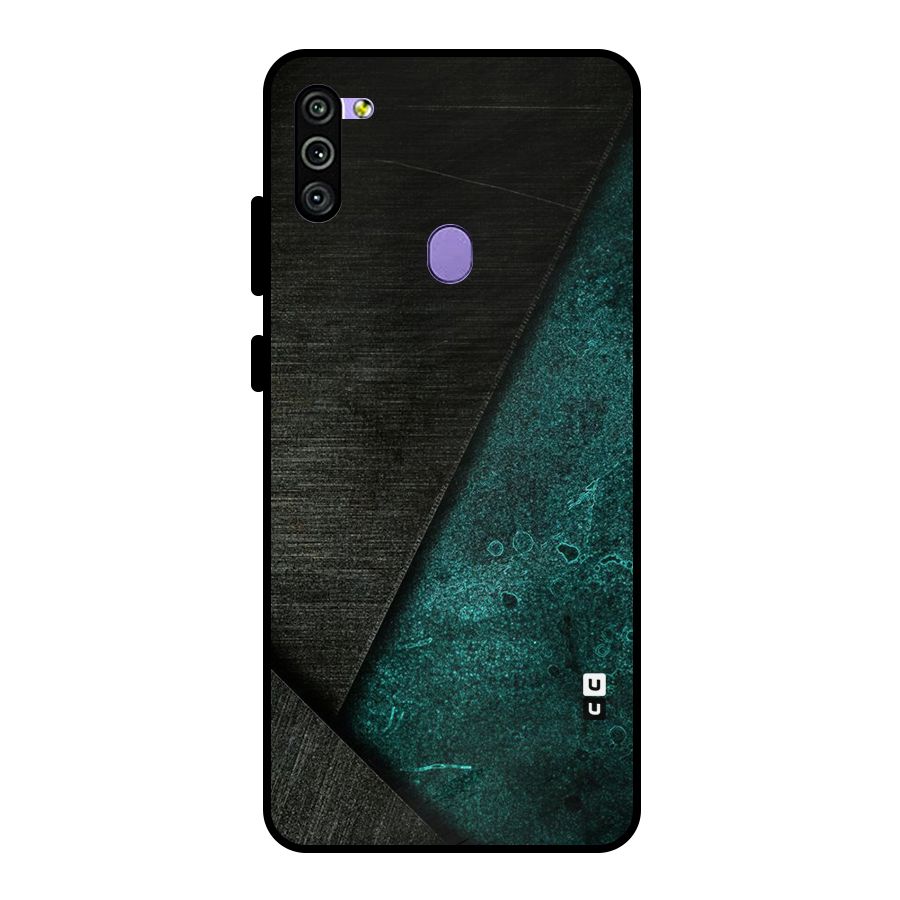 Dark Olive Green Metal Back Case for Galaxy M11