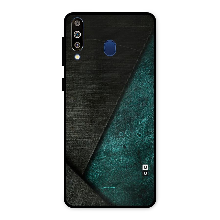 Dark Olive Green Metal Back Case for Galaxy M30