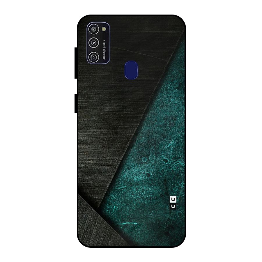 Dark Olive Green Metal Back Case for Galaxy M30s