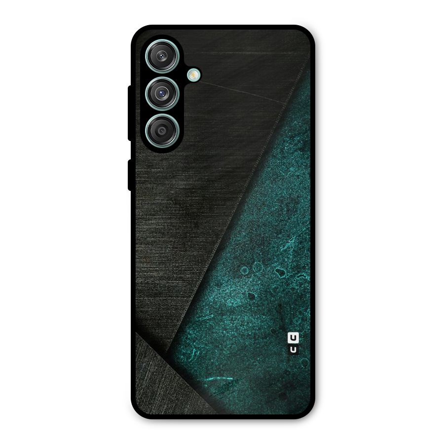 Dark Olive Green Metal Back Case for Galaxy M55 5G