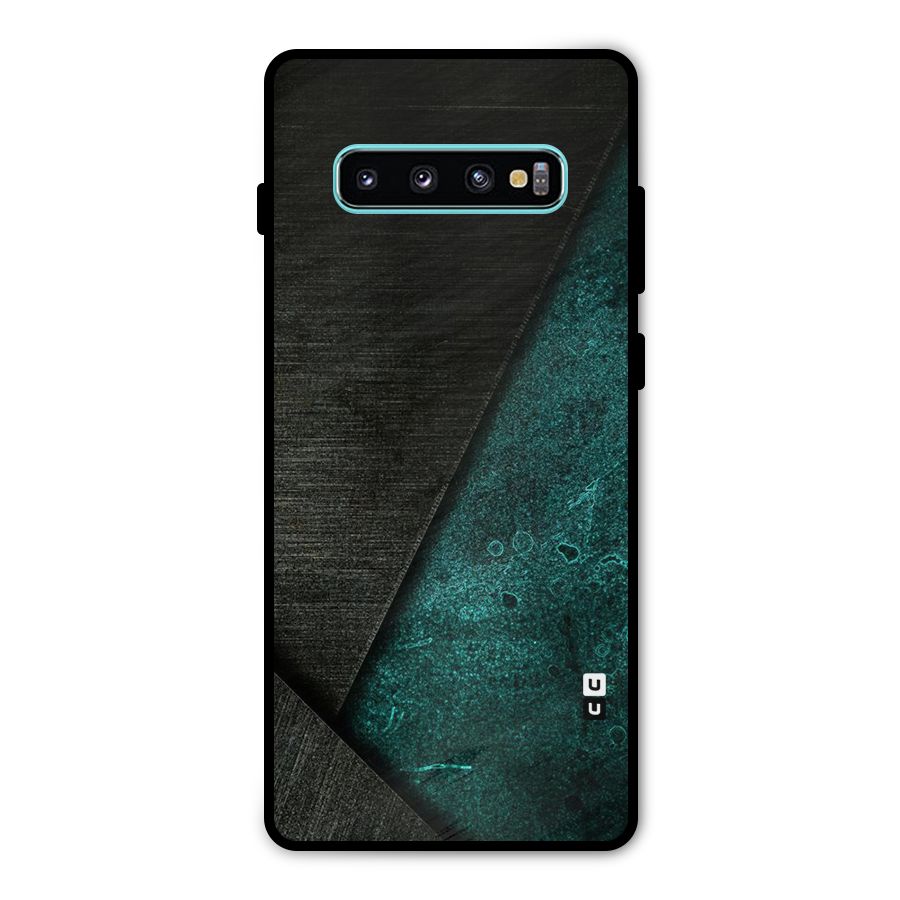 Dark Olive Green Metal Back Case for Galaxy S10 Plus