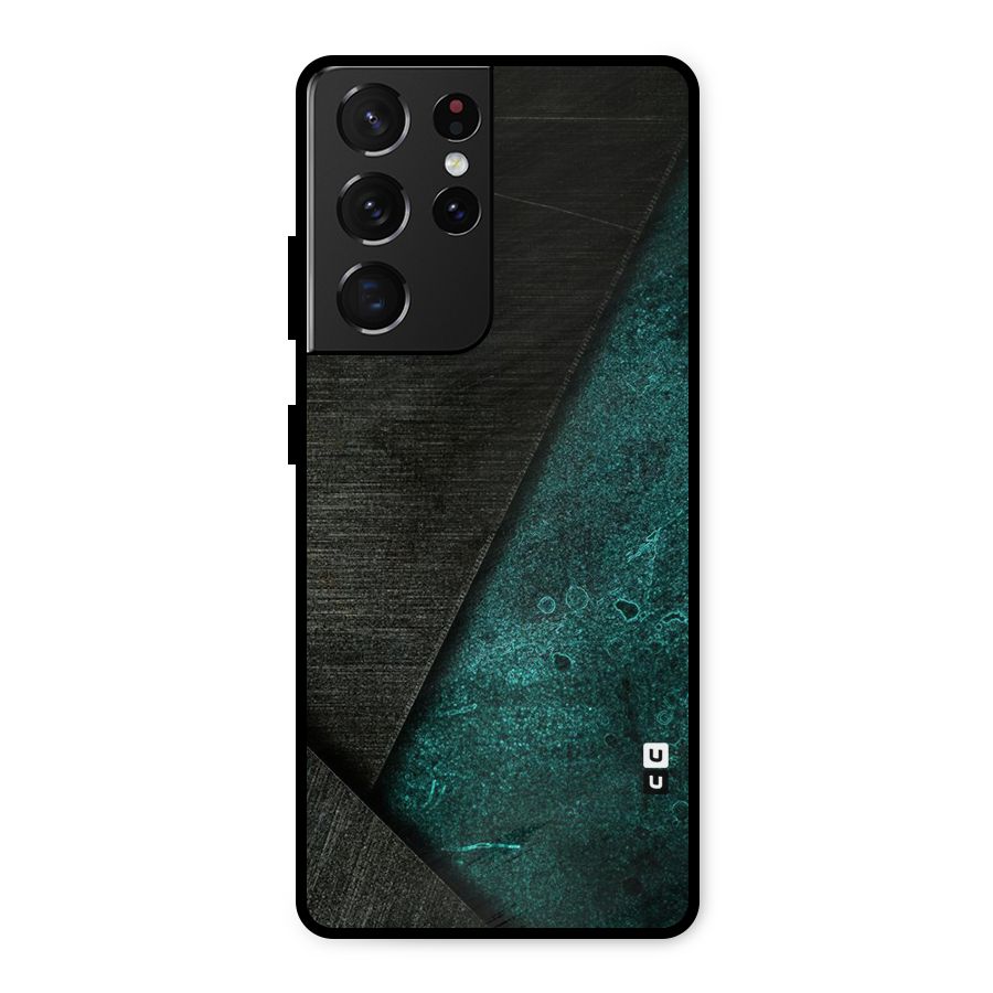 Dark Olive Green Metal Back Case for Galaxy S21 Ultra 5G