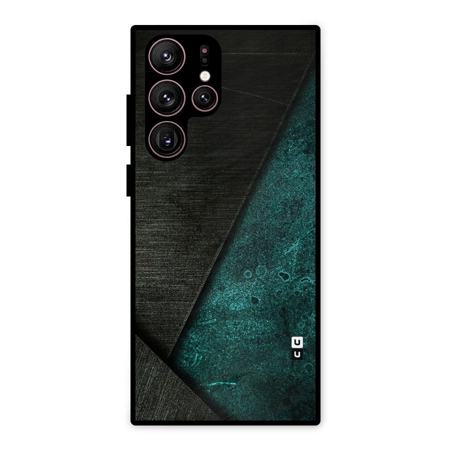 Dark Olive Green Metal Back Case for Galaxy S22 Ultra 5G